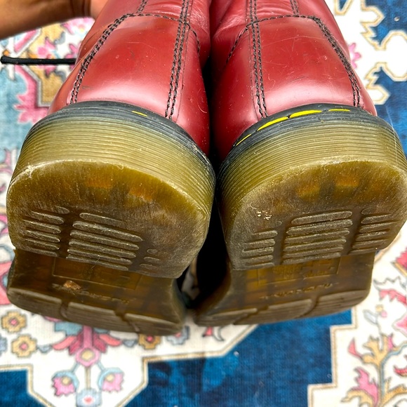 Burgundy Dr Martens size 7M - Picture 4 of 6